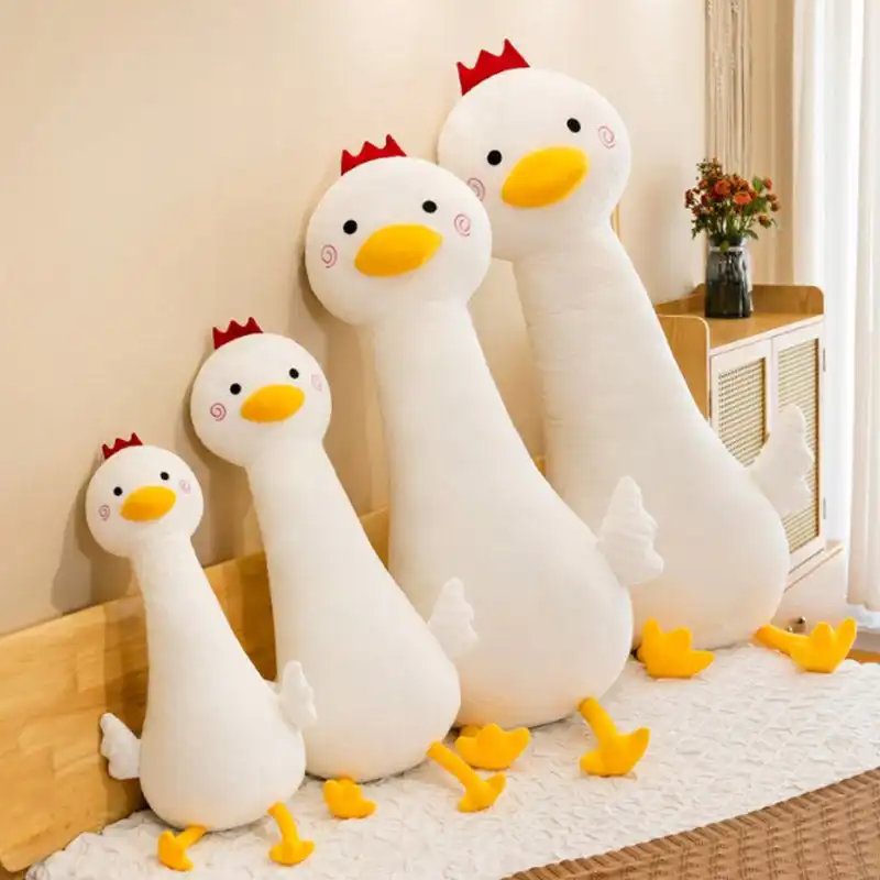 Super Soft Cute Coral Fleece Chicken Plush Toy 130cm or 155cm