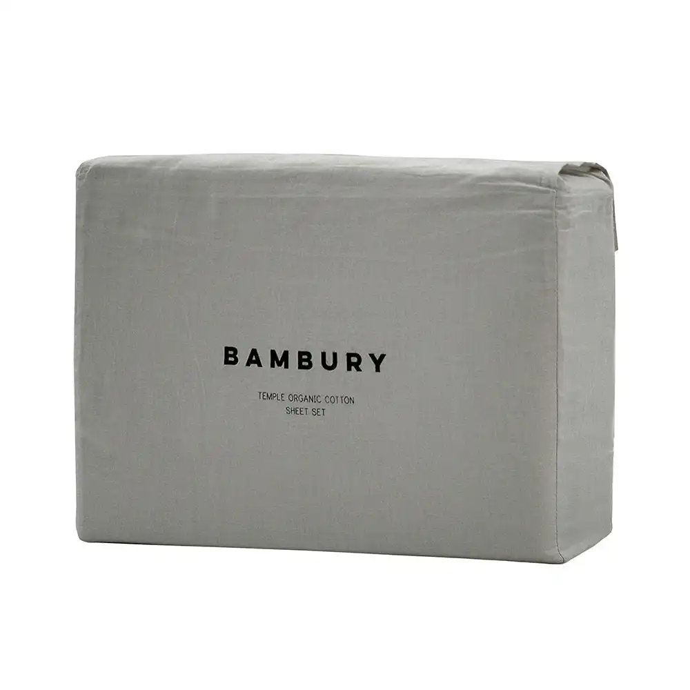 Bambury Temple Organic Sheet Set - Grey