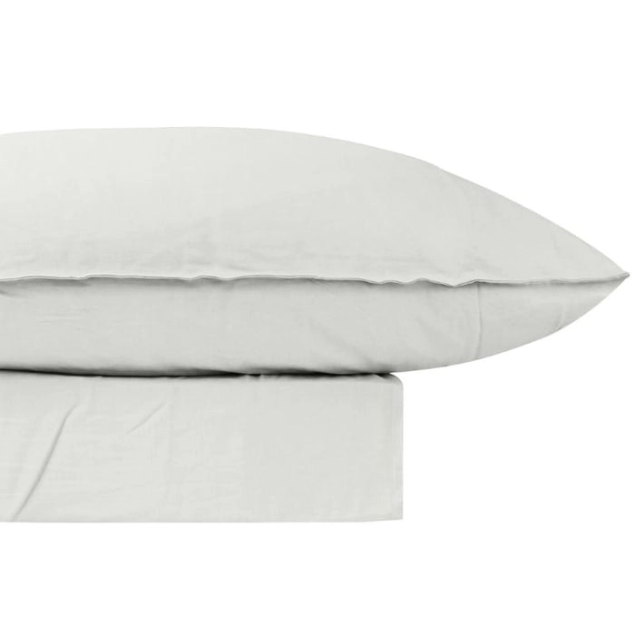 Bas Phillips Bamboo Linen Sheet Set - Silver Oasis