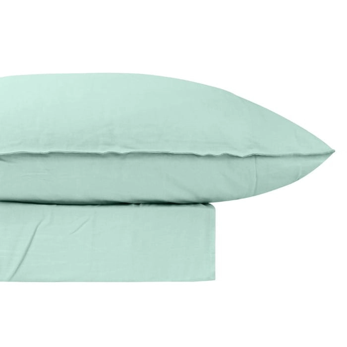 Bas Phillips Bamboo Linen Sheet Set - Atlantic Mint