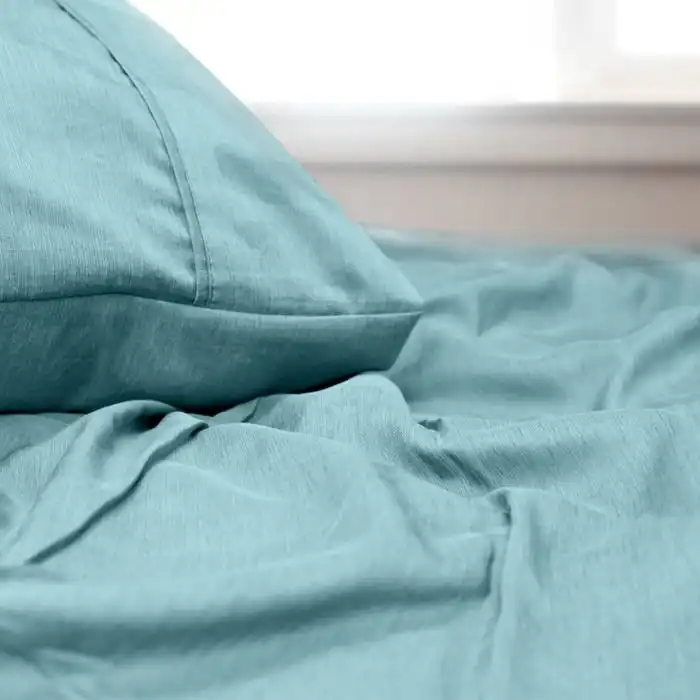 Odyysey Living Bamboo Blend Sheet Sets - Light Aqua