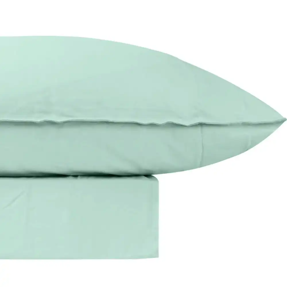 Bas Phillips Bamboo Linen Quilt Cover Set - Atalntic Mint