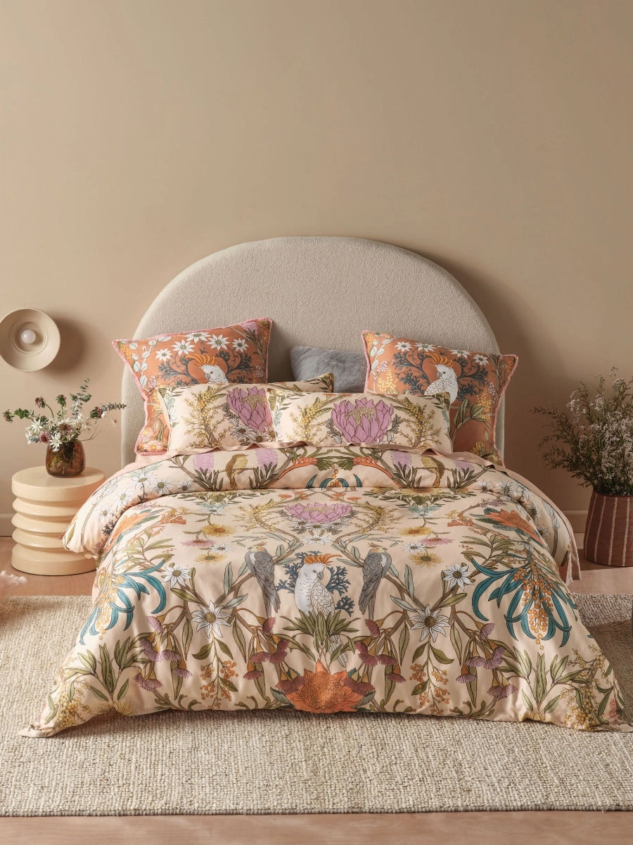 Linen House Victoria Quilt Cover Set   Apricot