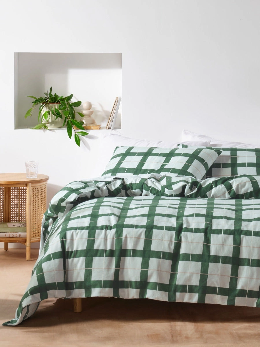 Linen House Flannelette Quilt Cover Set   Corinne Forest