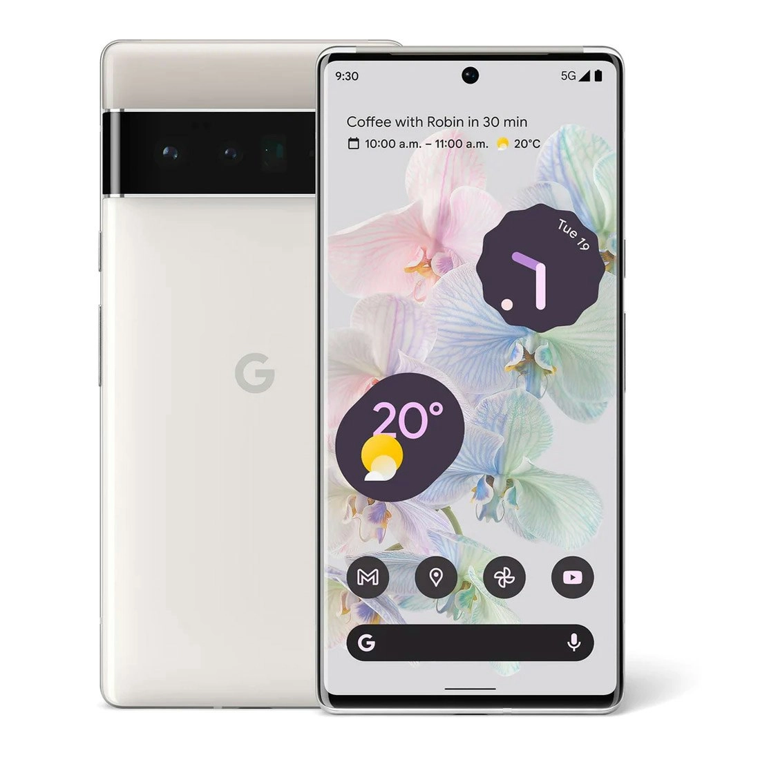 Google Pixel 6 Pro 5G 128GB White [CPO] - As New