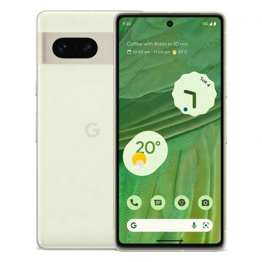 Google Pixel 7 5G (Dual Sim, 6.3 inches, 128GB/8GB)  - Lemongrass