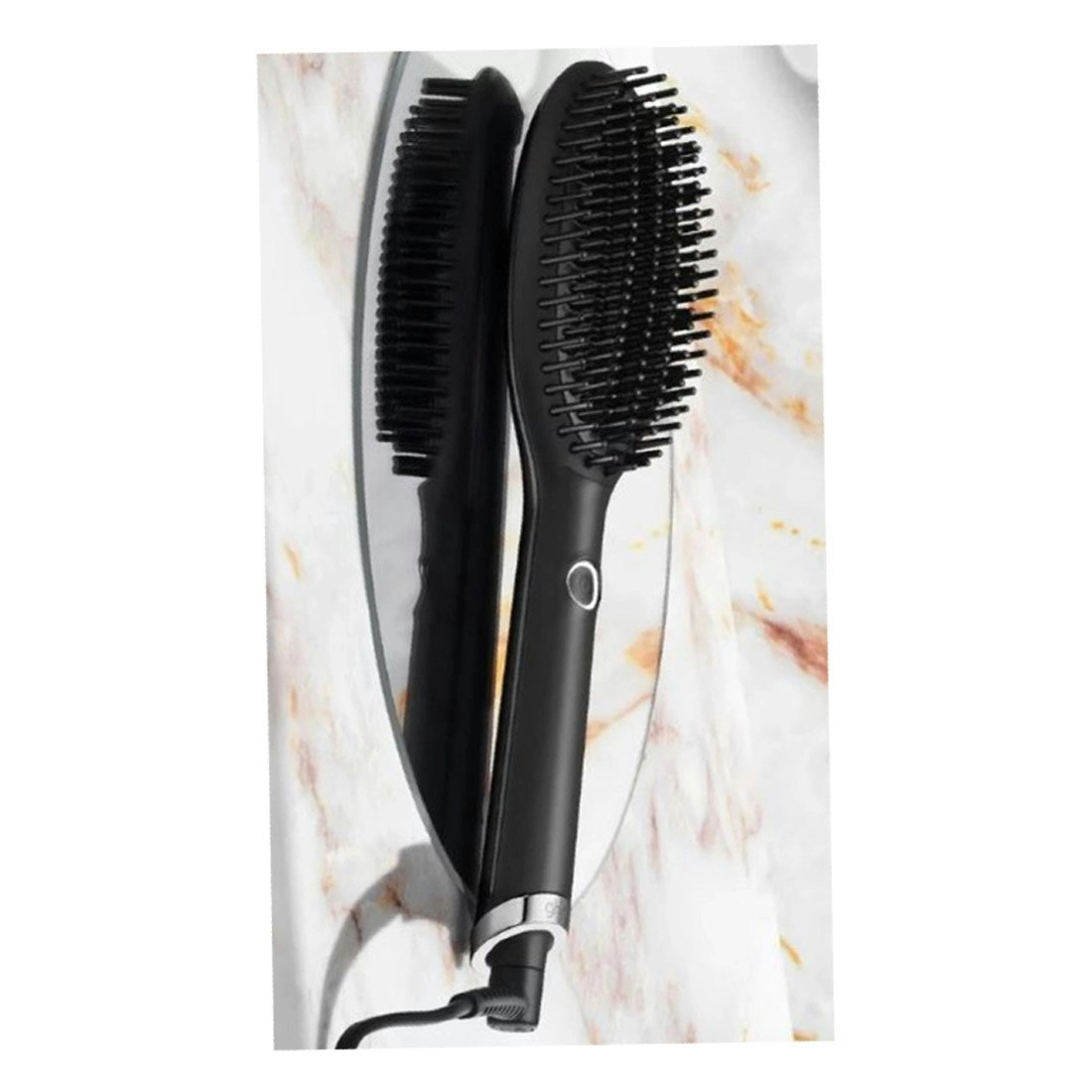 GHD Glide Hot Brush Ionic Hair Straightening Brush - Black