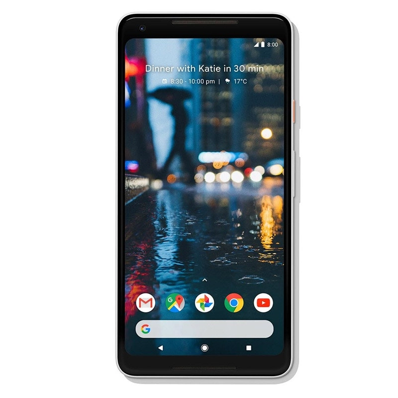 Google Pixel 2 XL (6.0", 64GB/4GB, 12.2MP) - Black & White [CPO] - As New