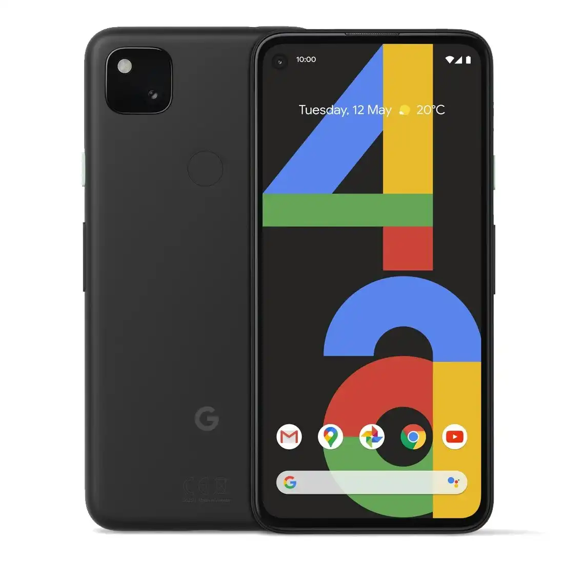 Google Pixel 4a 4G (128GB/6GB, 5.81'')  Just Black [Refurbished] - As New