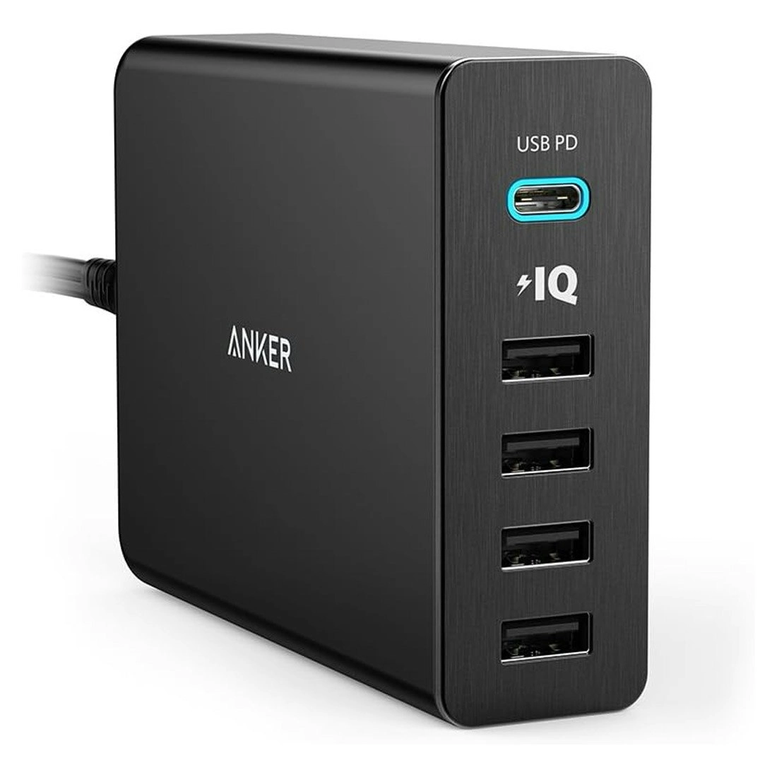 Anker PowerPort 5 Ports USB-A + C Wall Charger A2053T11 - Black