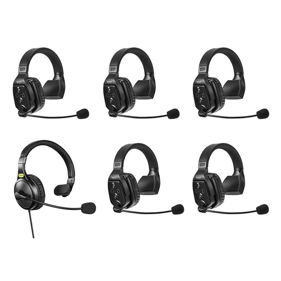 Saramonic WiTalk-WT6S 6-Person Full-Duplex Wireless Intercom System with Single-Ear Remote Headsets (1.9 GHz)