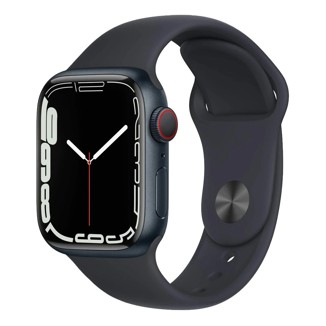 Apple Watch Series 7 41mm Midnight Aluminium Case w/ Midnight Sport Band GPS + Cellular [Refurbished] - Excellent