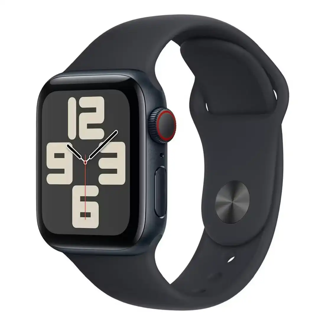 Apple Watch SE 40mm GPS + Cellular Midnight Aluminium Case with Midnight Sport Band S/M [Refurbished] - Excellent