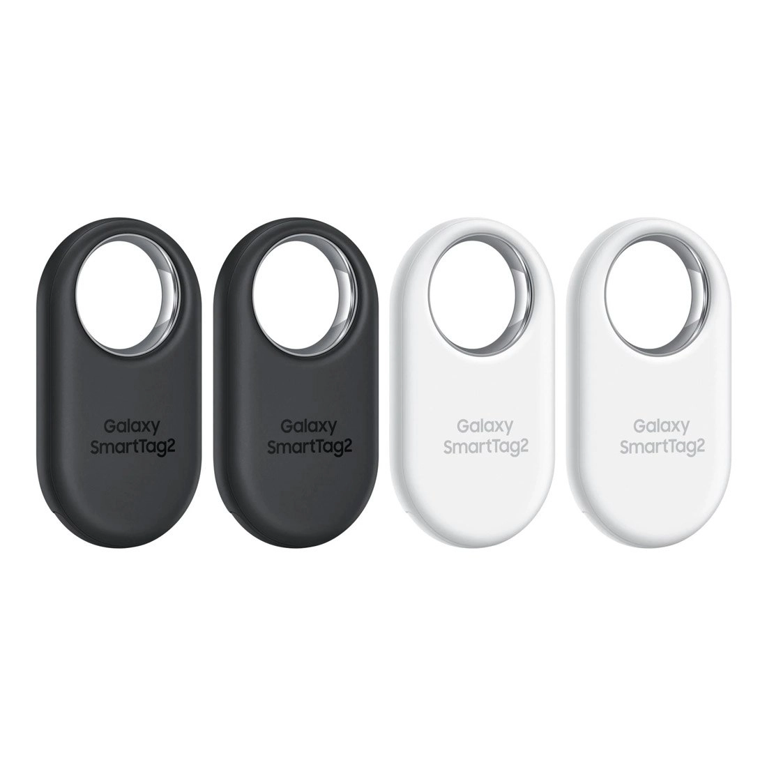 Samsung Smart Tag2 Bluetooth Tracker 4 Pack - Black/White