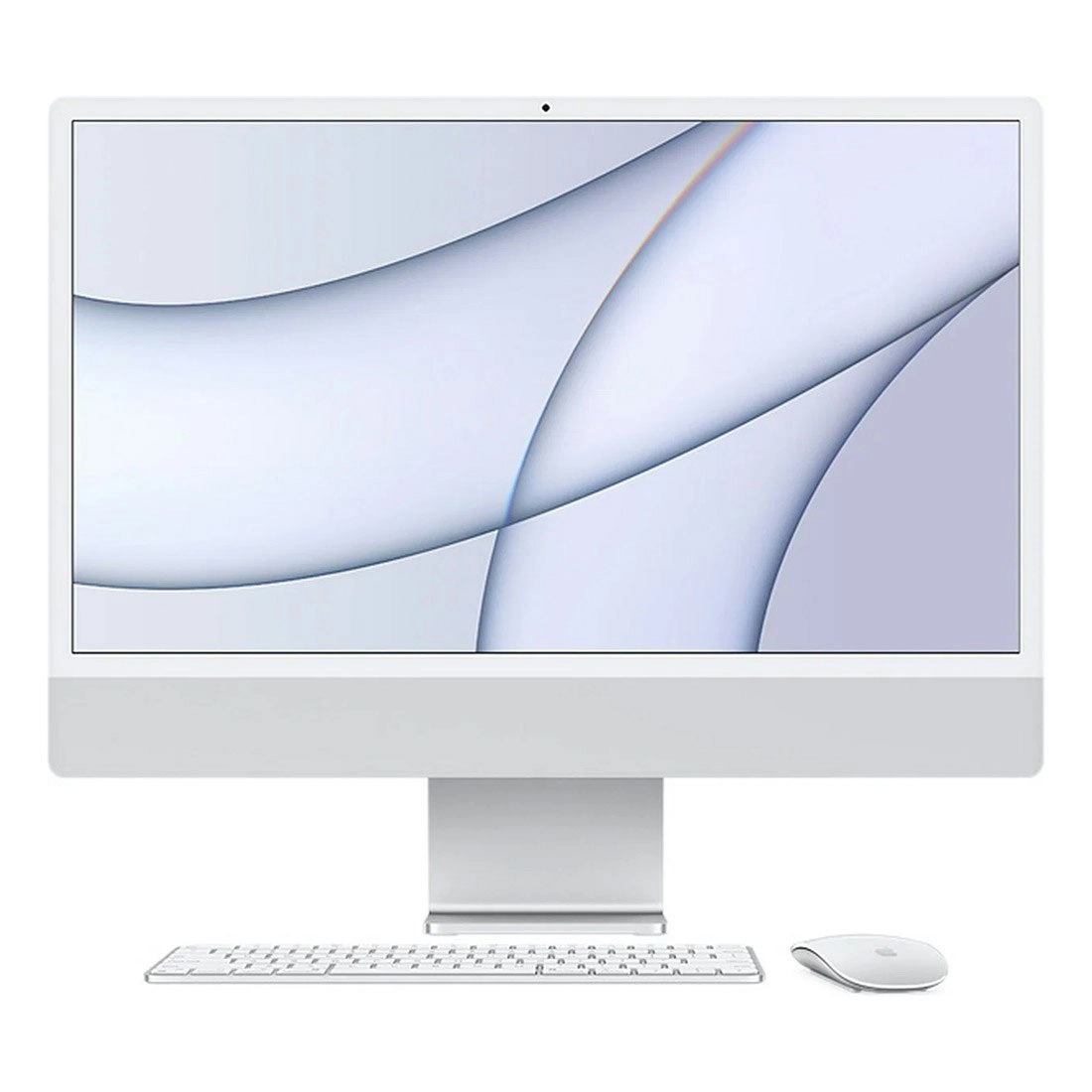 Apple 24" iMac w/ Retina 4.5K Display, M1, 7 Core GPU, 512GB/16GB w/ Magic Trackpad - Silver