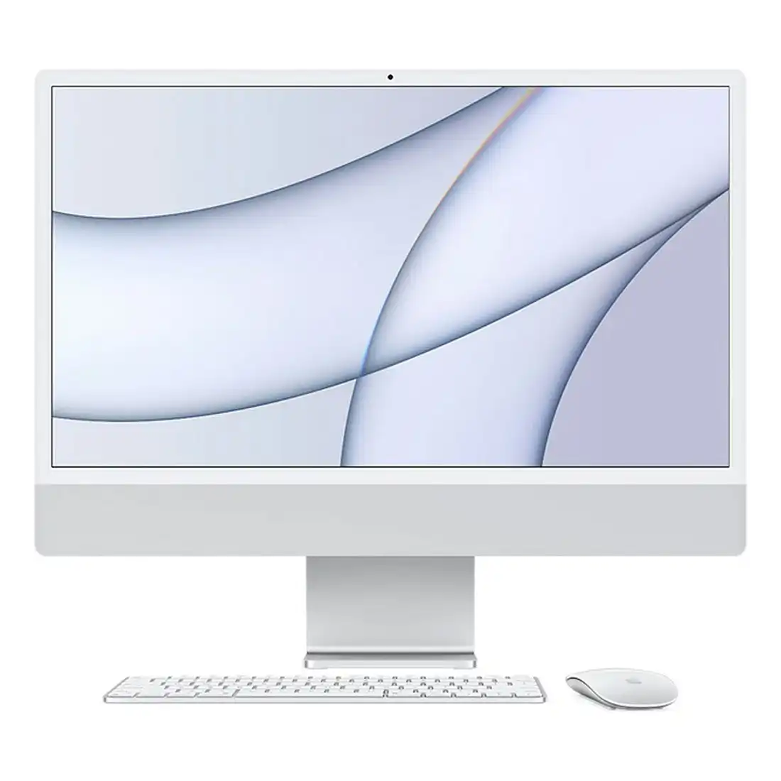 Apple 24" iMac w/ Retina 4.5K Display, M1, 8 Core GPU, 256GB/8GB - Silver