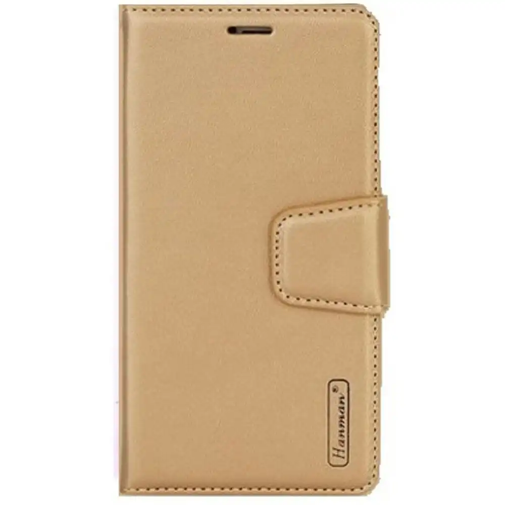 HANMAN Diary TPU Book Case for Galaxy S10 Lite  5.8" - Gold