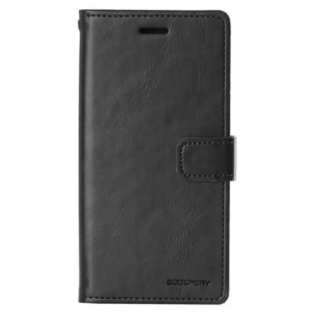 Mansoor Diary Case With Card Slot For Galaxy S22 6.1" - Black