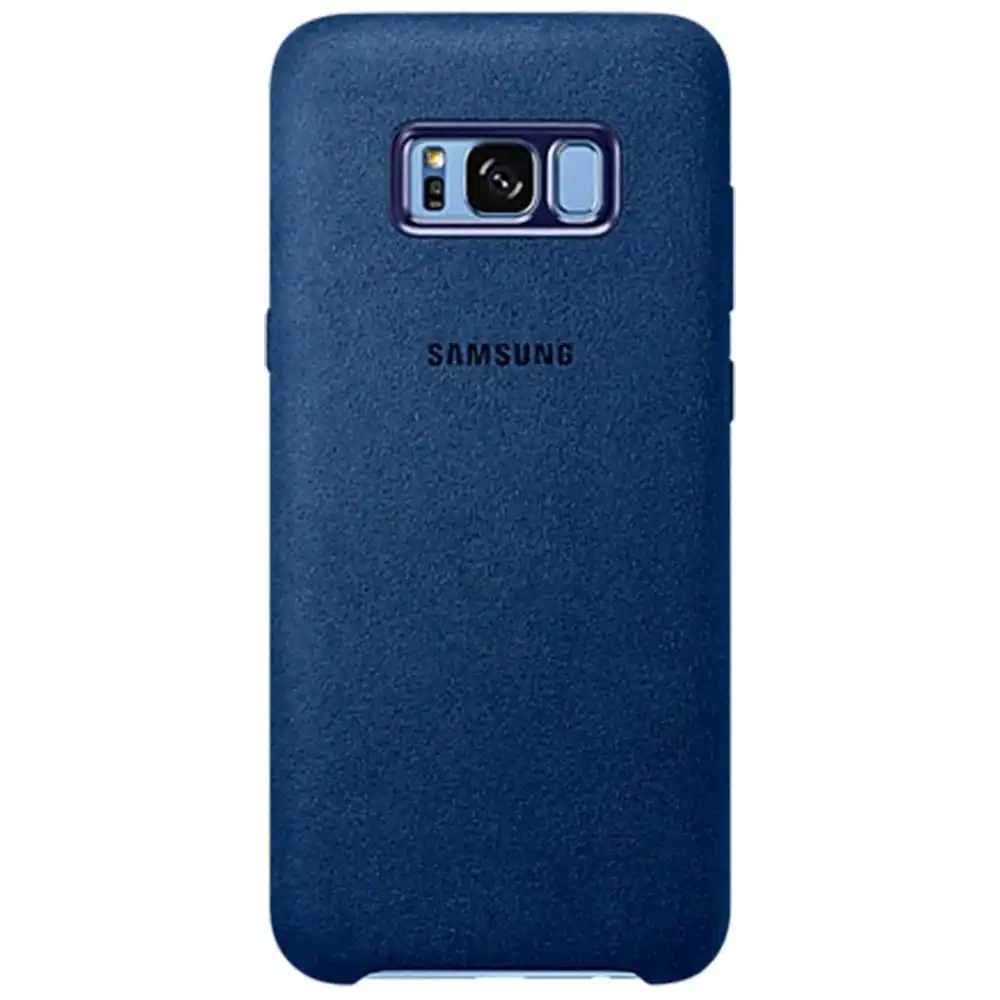 Samsung Galaxy S8+ Alacantara cover - Blue