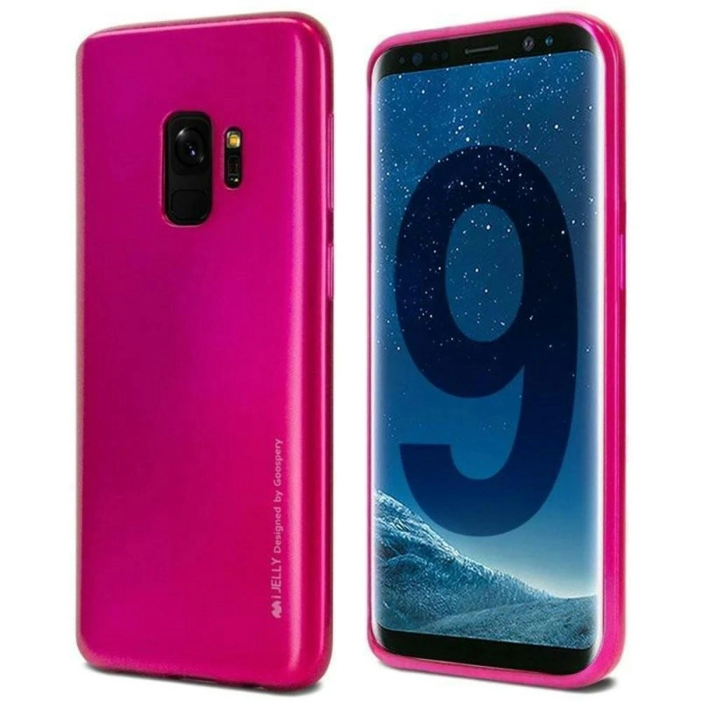 Goospery Metallic TPU Case For Galaxy S9 5.8" - Hot Pink