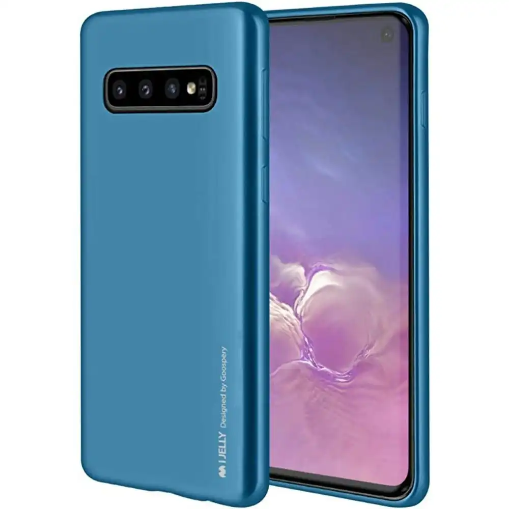 Goospery Metallic TPU Case For Galaxy S10 Lite 6.7" - Blue