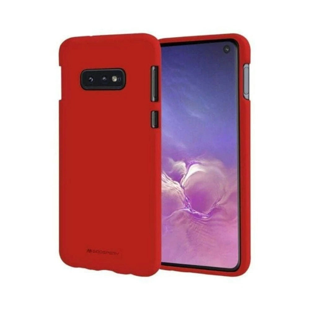 Mercury Soft Feel TPU Case For Galaxy S10e 5.8" - Red