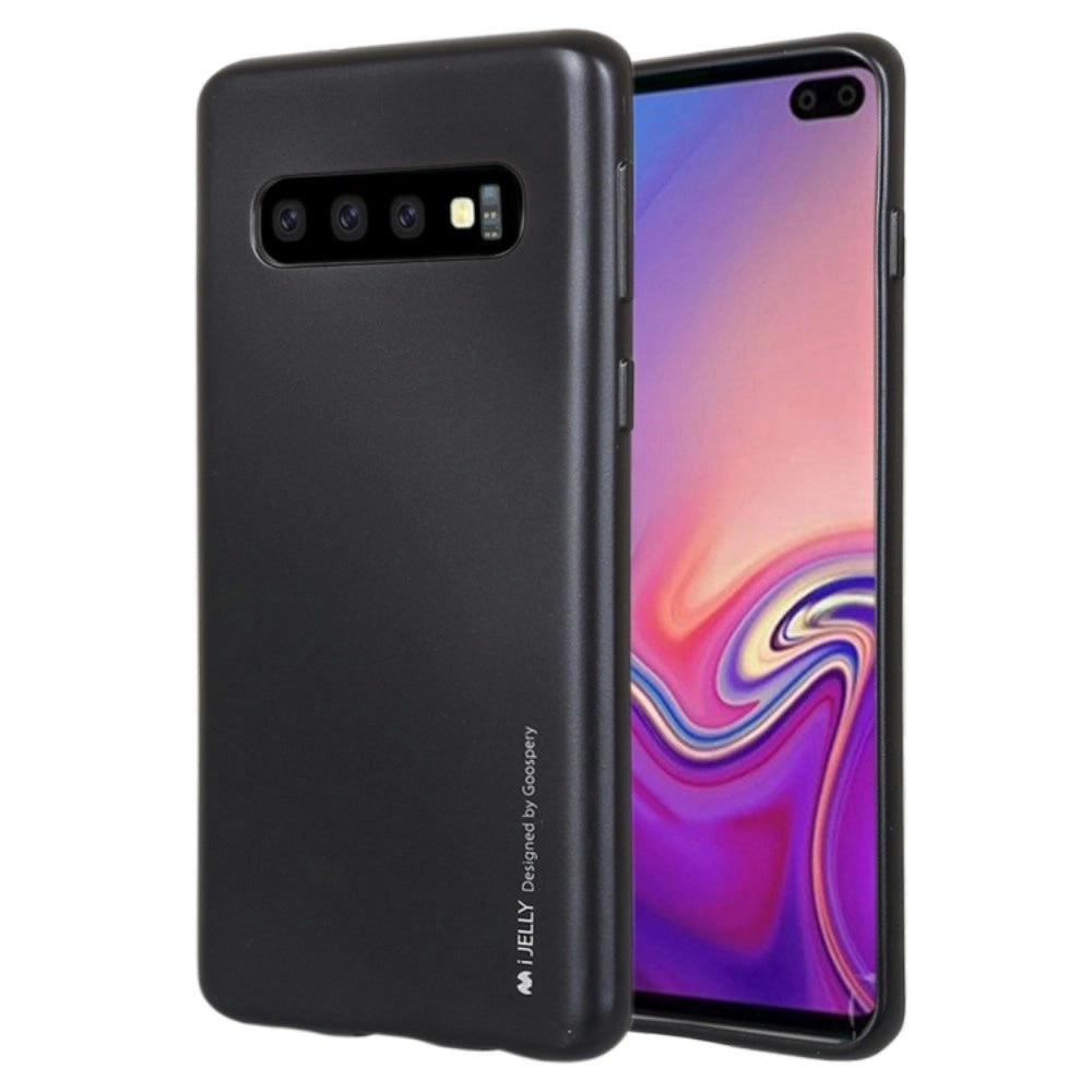 Goospery Metallic TPU Case for Galaxy S10+ 6.4" - Black