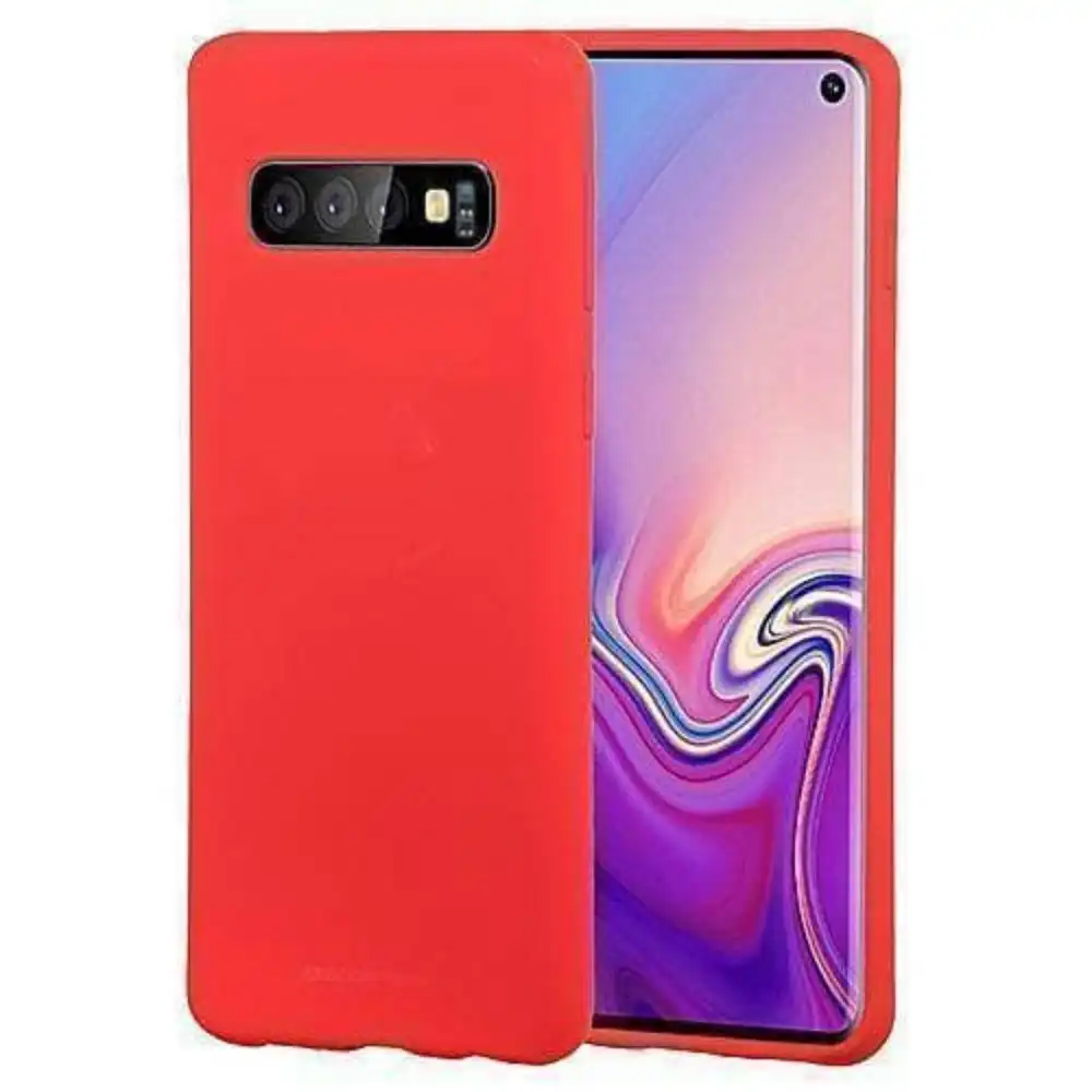 Mercury Soft Feel TPU case For Galaxy S10+ 6.4" - Red