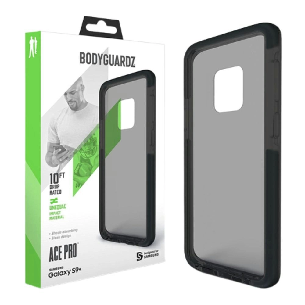 Bodyguardz Ace Pro Case For Galaxy S9 Plus - Smoke Black