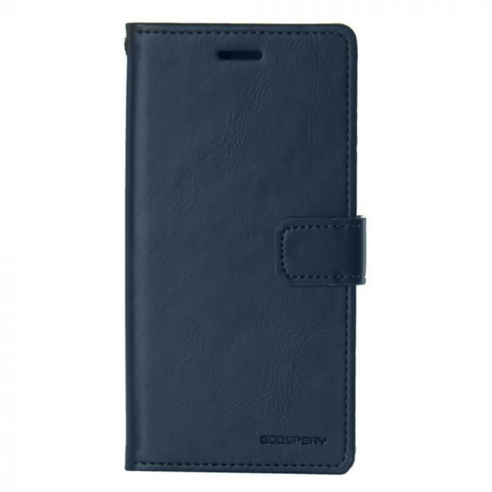 Mansoor Diary Case With card slot For Galaxy S23 Ultra 6.8'' - Navy