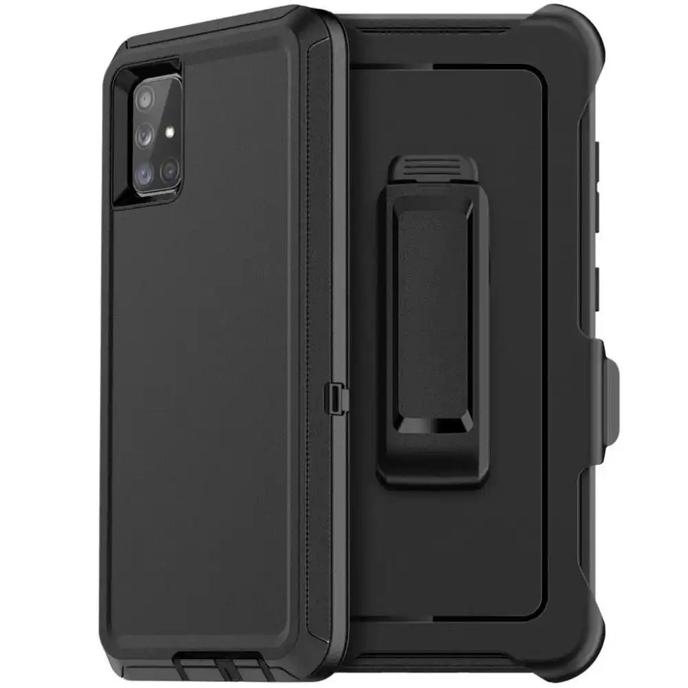 Defender Tough Case for Galaxy A71 5G 6.7" - Black