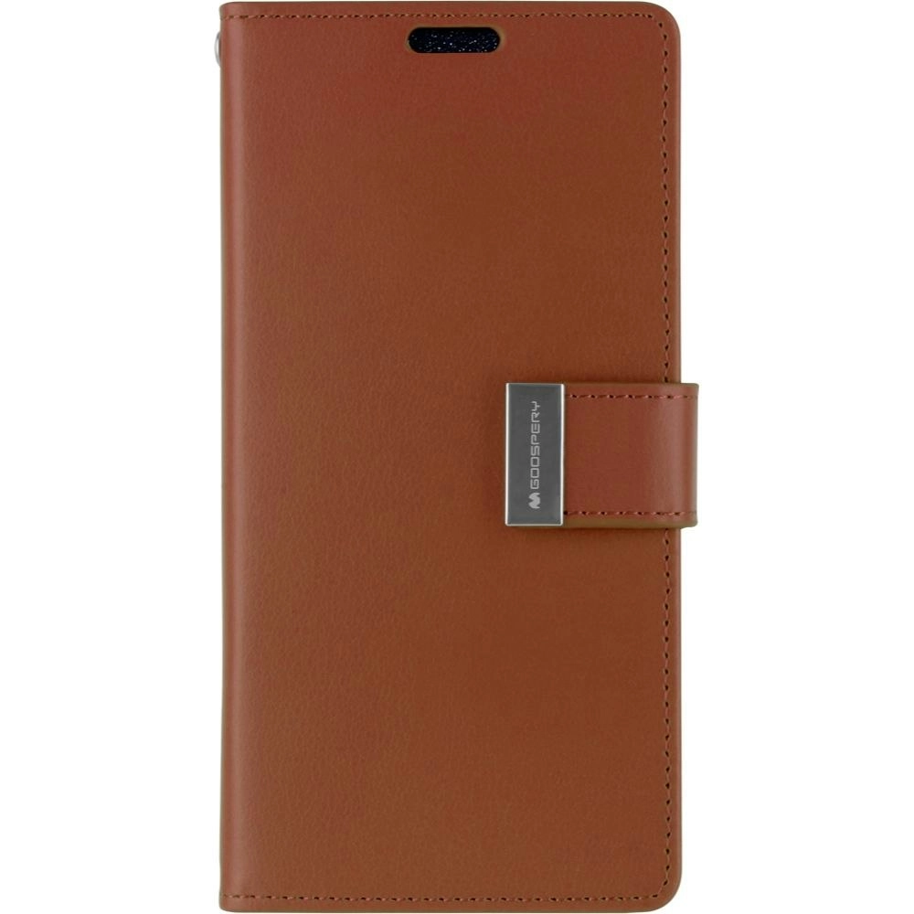 Goospery Rich Diary Book Case for Galaxy S10e 5.8" - Brown