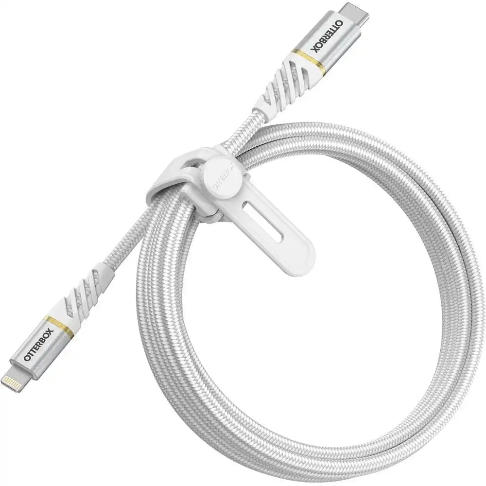 Otterbox Lightning to USB-C Fast Charge Cable 2M - WHITE