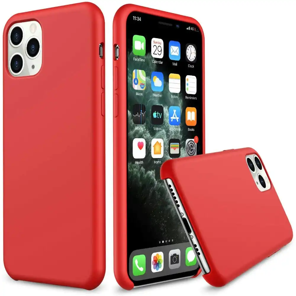 Hana TPU Jelly Case for iPhone 11 Pro 5.8" - Red