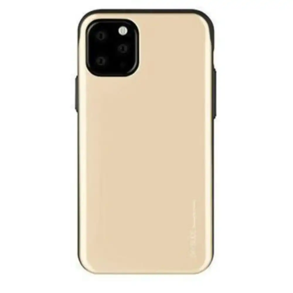 Sky Slide Bumper Case with Card Slot for iPhone 11 Pro 5.8" - Gold