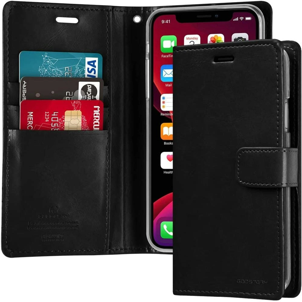 Bluemoon TPU Book Case For iPhone 11 6.1'' - Black