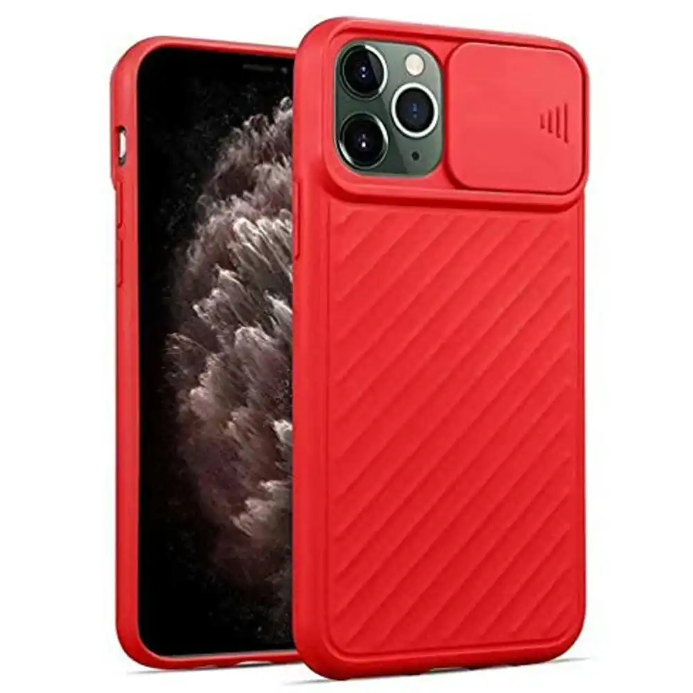 Camshield Camera Protection Case for iPhone 12 Pro Max 6.7'' - Red