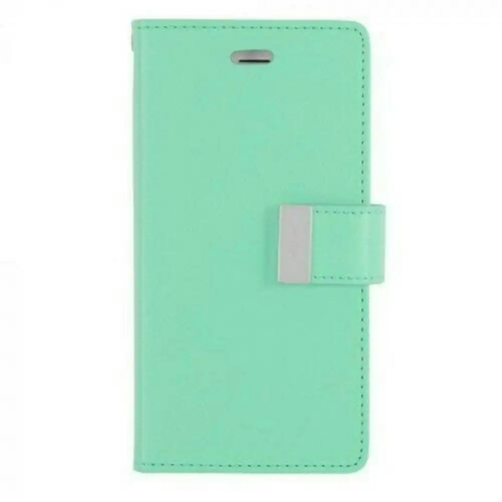 Goospery Rich Diary Book Case for iPhone 13 Mini 5.4" - Mint