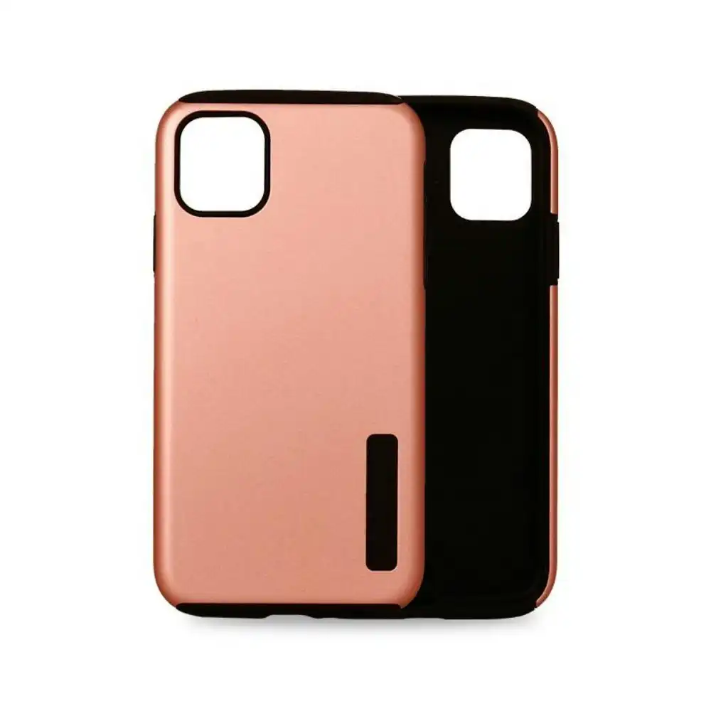 Dual Pro Double Layer Hard Case fo iPhone 13 6.1" - Rose Gold