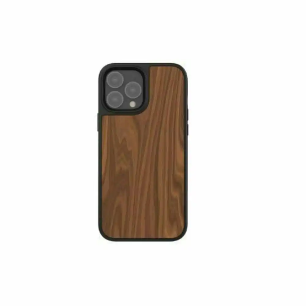 3sixT Impact Zero Black Case for iPhone 13 Pro Max 6.7" - Walnut