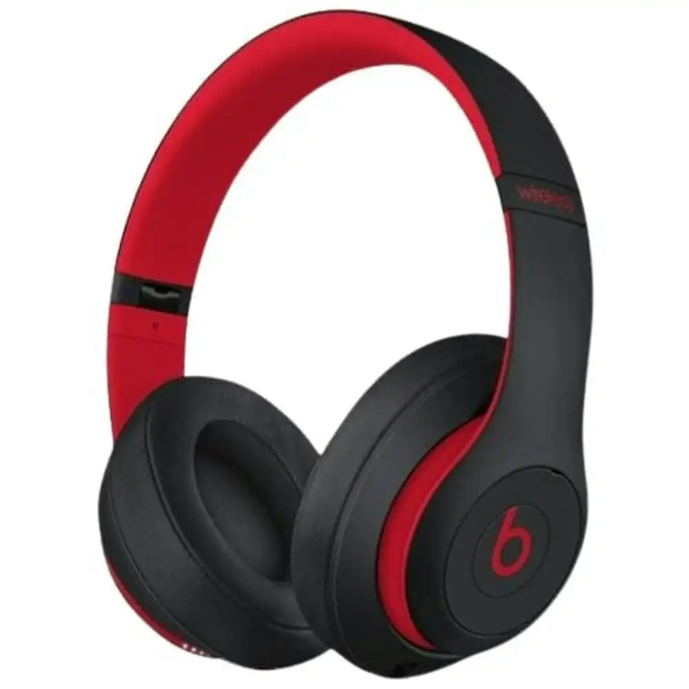 Beats Studio3 Wireless Over-Ear Headphones - Black/Red