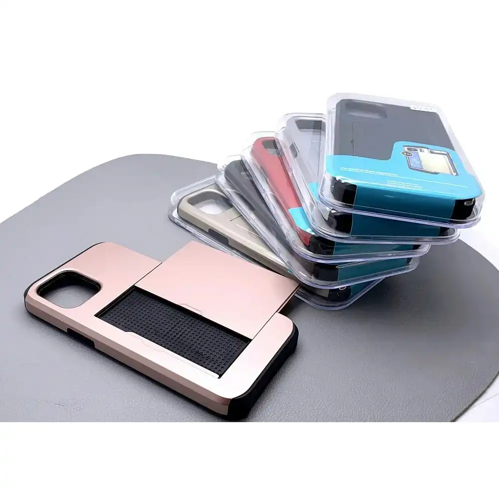 Verus Hard Case With Card Holder For iPhone 11 Pro 5.8" - Rose Gold