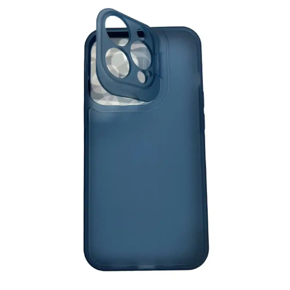 Hard Case With Camera Protector For iPhone 13 Pro 6.1" - Blue