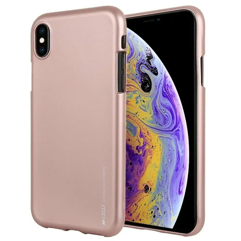 Goospery Metallic Tpu Case For iPhone Xs Max 6.5" - Gold