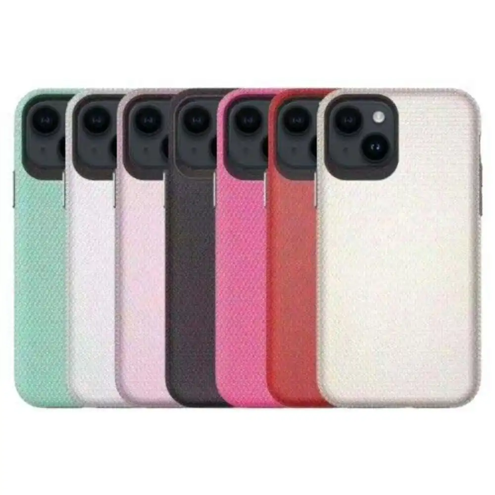 Triangle Tough Case For iPhone 14 Plus 6.7" - Pink