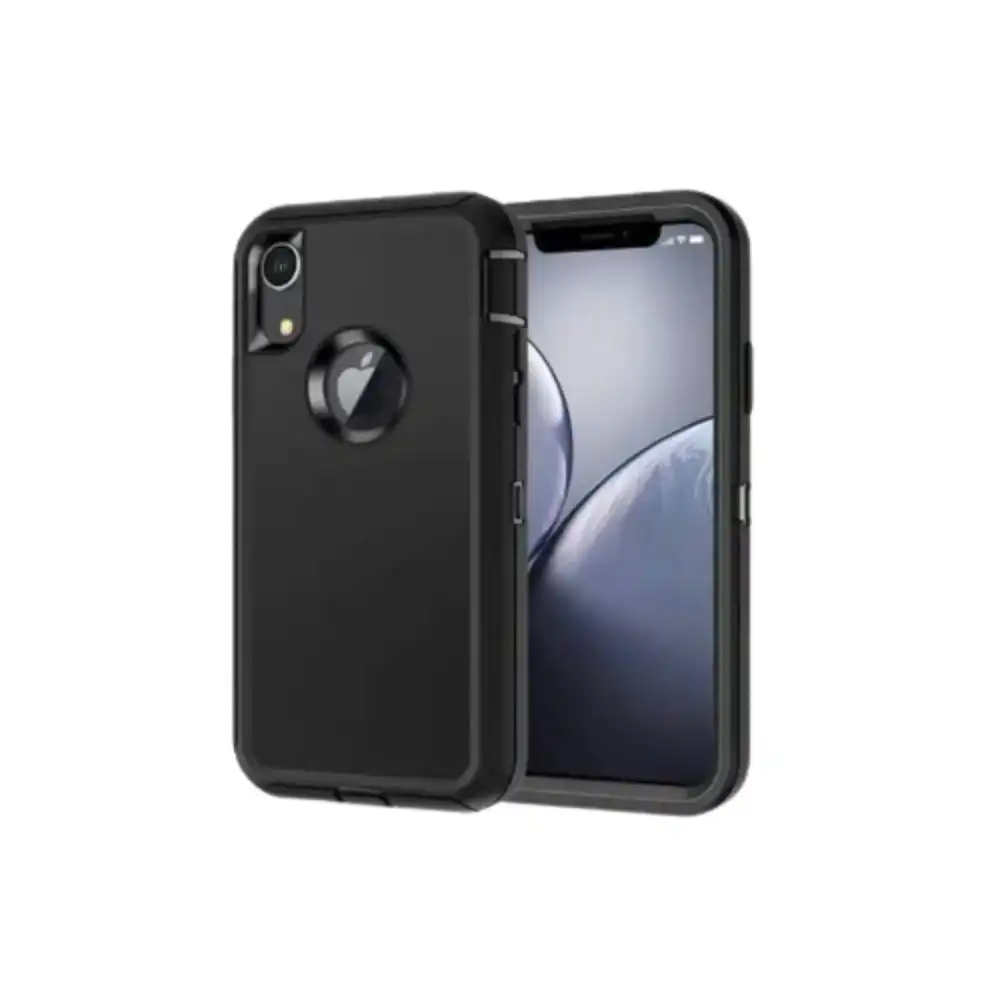 Defender Tough Case For iPhone XR 6.1" - Black