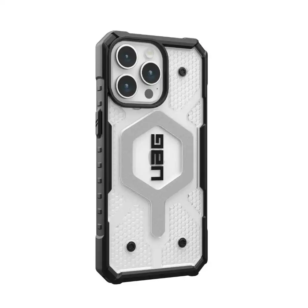 UAG Pathfinder Clear MagSafe Case for iPhone 15 Pro 6.1" - Ice