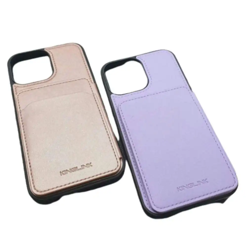 King Link Urban Diary Case For iPhone 15 Pro Max 6.7" - Purple