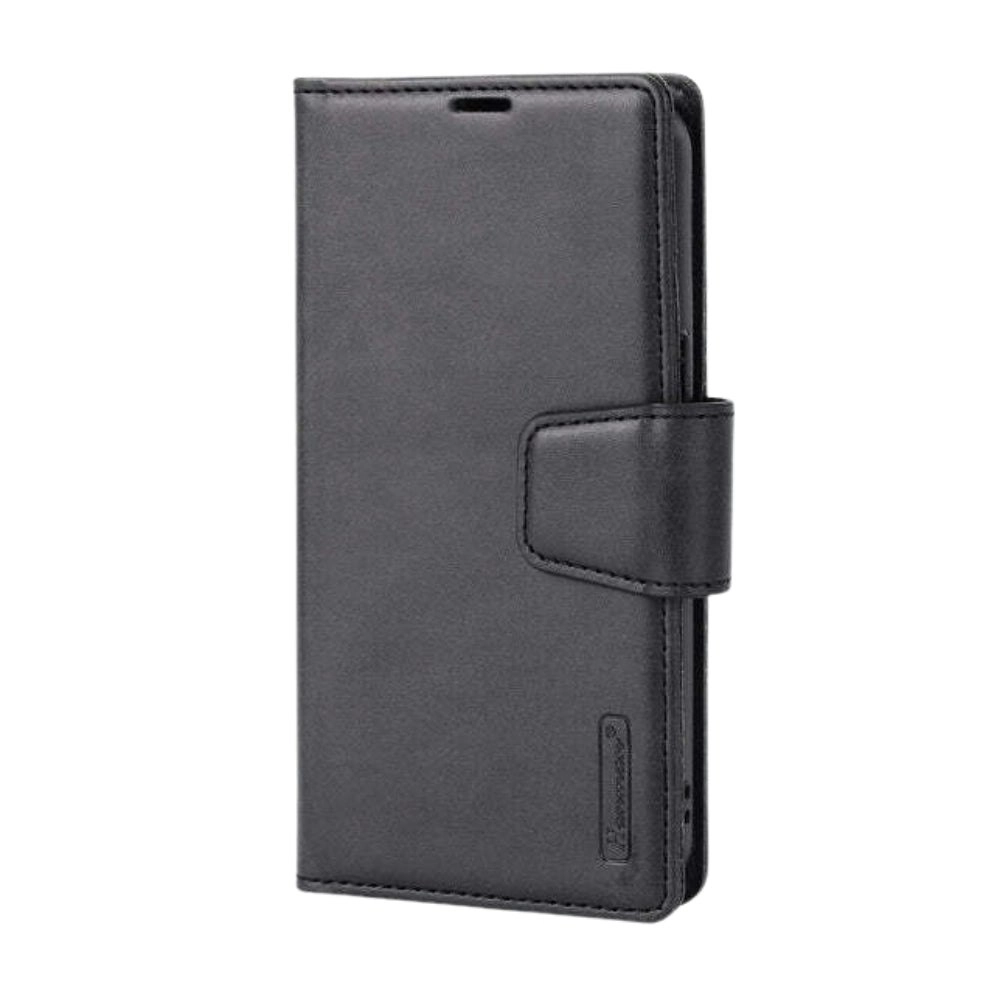 HANMAN 2-in-1 Detachable Wallet Case for iPhone 15 Pro (6.1") - Black