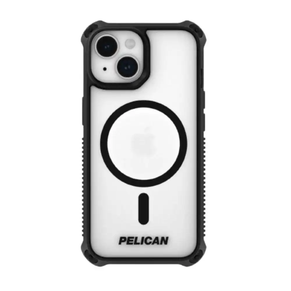 Pelican Guardian MagSafe Case for iPhone 15 6.1" - Clear/Black